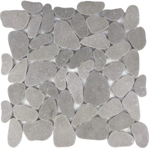Grey Reconstituted XL Stone Mosaic Interlocking - stone (12x12) tile